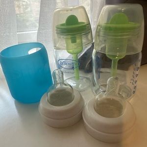 Dr. browns original wide neck glass baby bottle